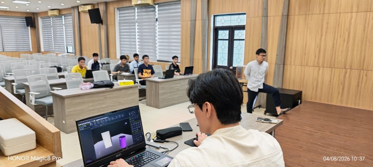 CFD-Unterricht und Green Building Simulation an der Thai Nguyen University